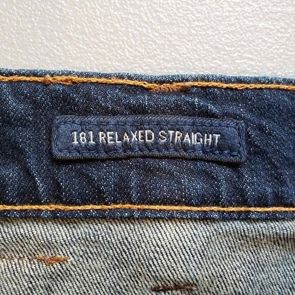 Lucky Brand Jeans Men's 44x30 Relaxed Straight Leg 181 Medium Wash Stretch - Picture 9 of 13